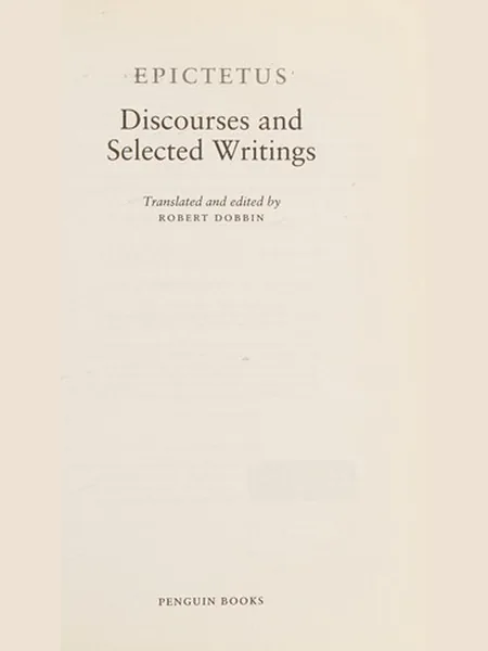 Discourses and Selected Writings cover