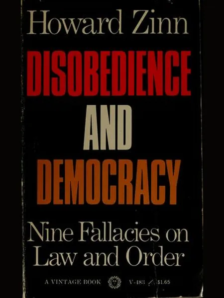 Disobedience and Democracy first edition cover, Random House 1968