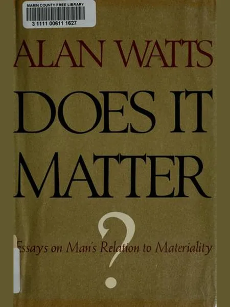 Does It Matter? cover, Pantheon Books 1970