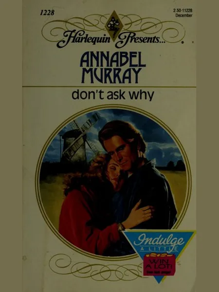 Don't Ask Why cover, Harlequin 1989