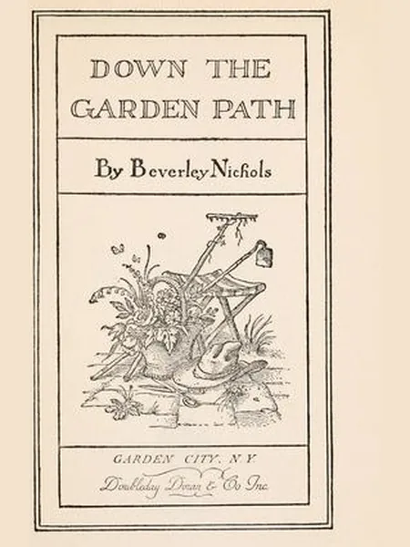 Down the Garden Path first edition cover, Jonathan Cape 1932