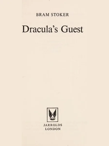 Dracula's Guest cover
