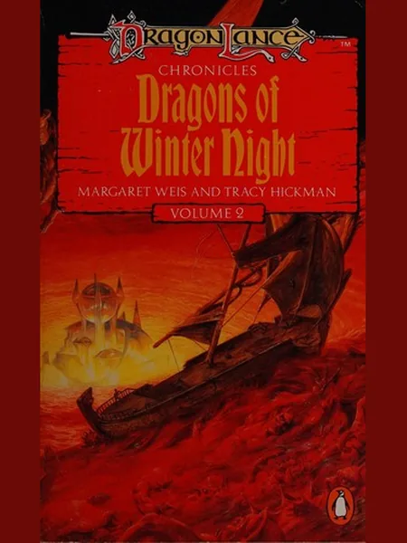 Dragonlance Chronicles cover, Penguin Books 1986