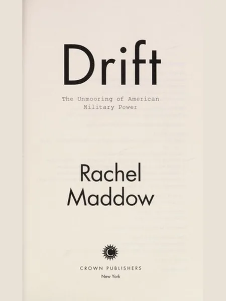 Drift first edition cover, Crown 2012