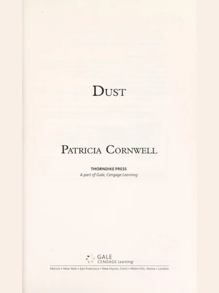 Dust first edition cover, G.P. Putnam's Sons 2013