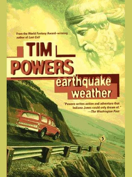 Earthquake Weather first edition cover, Tor 1997