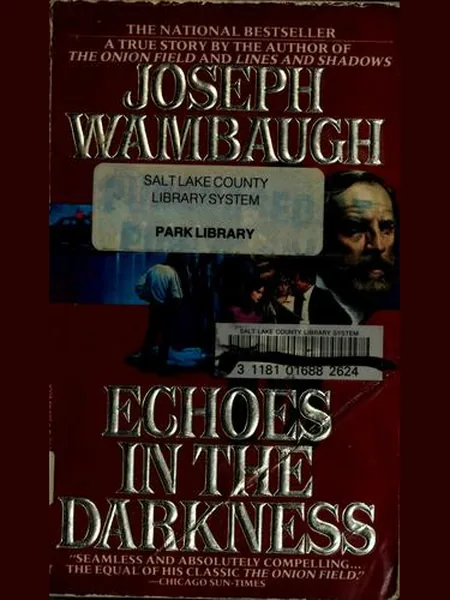 Echoes in the Darkness, cover of another edition (the Bantam Books 1987 cover is not yet photographed)