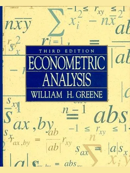 Econometric Analysis cover