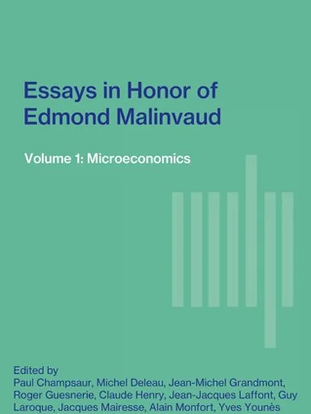Edmond Malinvaud - 3 Vols cover