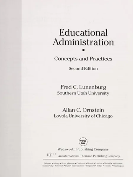 Educational Administration cover