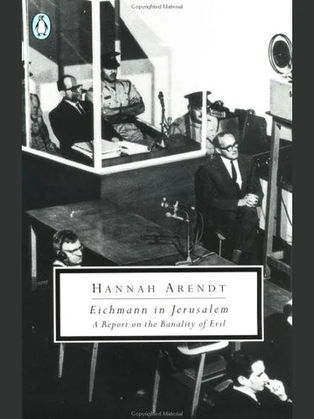 Eichmann in Jerusalem, cover of another edition (the Viking 1963 cover is not yet photographed)