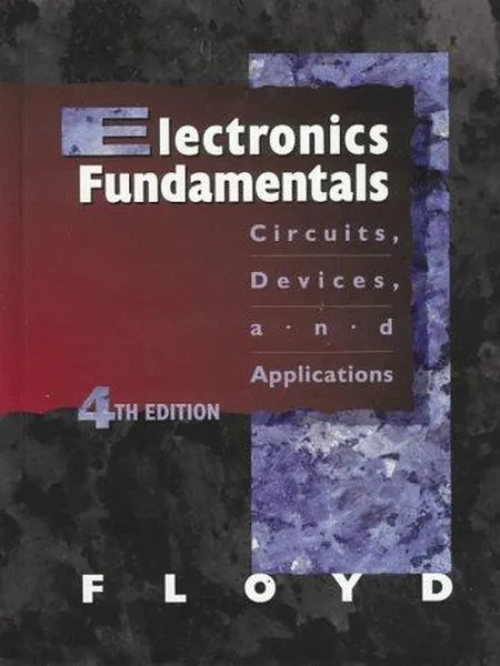 Electronics Fundamentals first edition cover, Merrill 1987