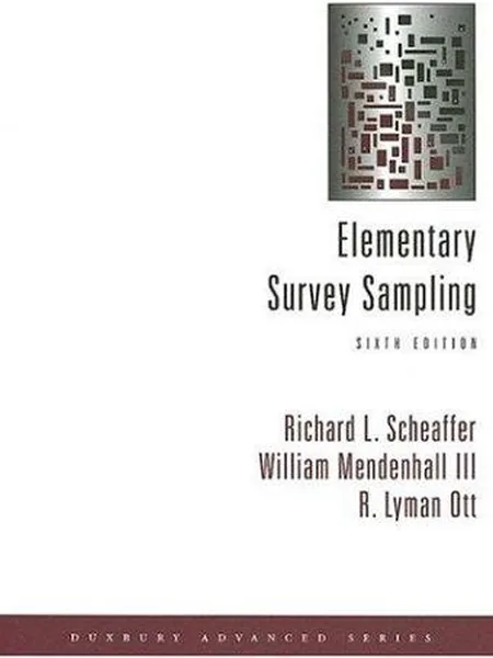 Elementary Survey Sampling first edition cover, Duxbury Press 1979