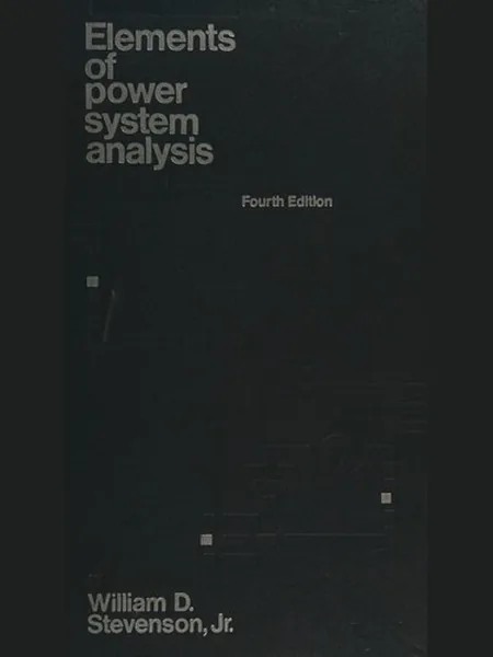 Elements of Power System Analysis cover
