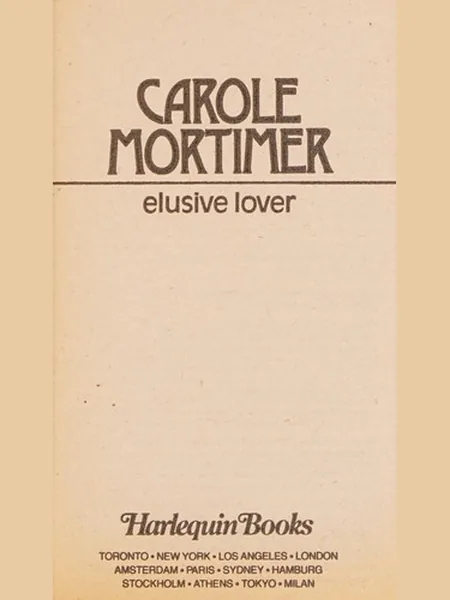 Elusive Lover cover