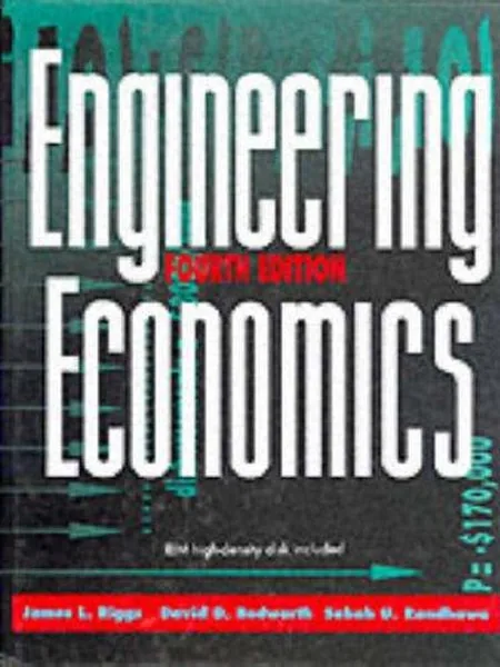 Engineering Economics, cover of another edition (the McGraw 1998 cover is not yet photographed)