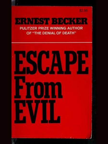 Escape from Evil first edition cover, Free Press 1975