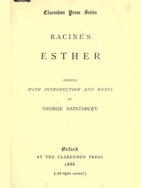 Esther cover, Clarendon Press 1886