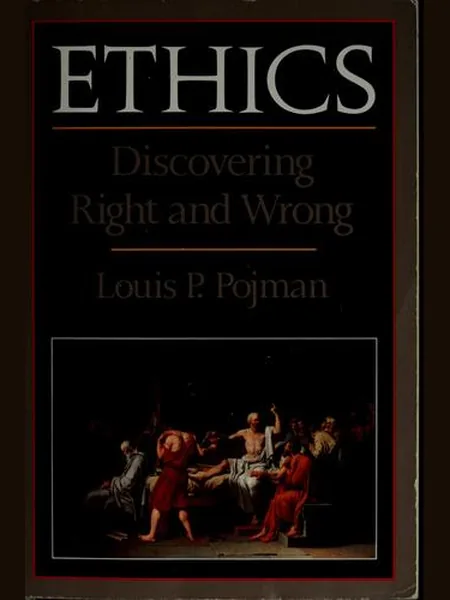 Ethics first edition cover, Wadsworth Pub. Co 1990