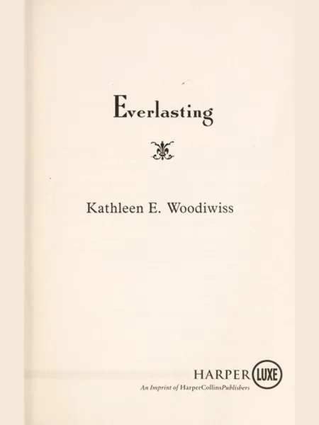 Everlasting, cover of another edition (the William Morrow 2007 cover is not yet photographed)