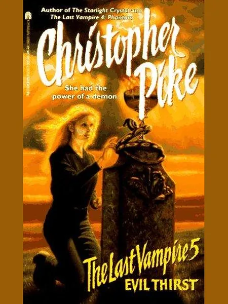 Evil Thirst, cover of another edition (the Hodder Children's Books 1997 cover is not yet photographed)