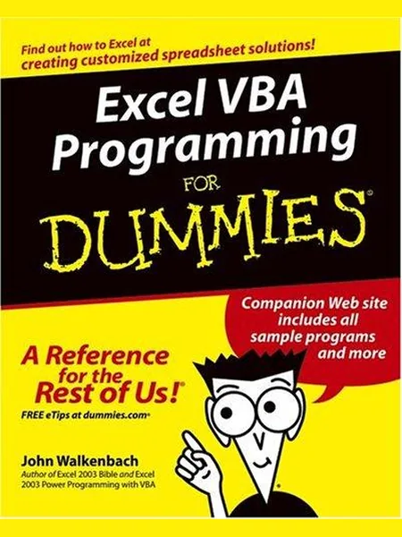 Excel VBA Programming For Dummies (For Dummies (Computer/Tech)) cover