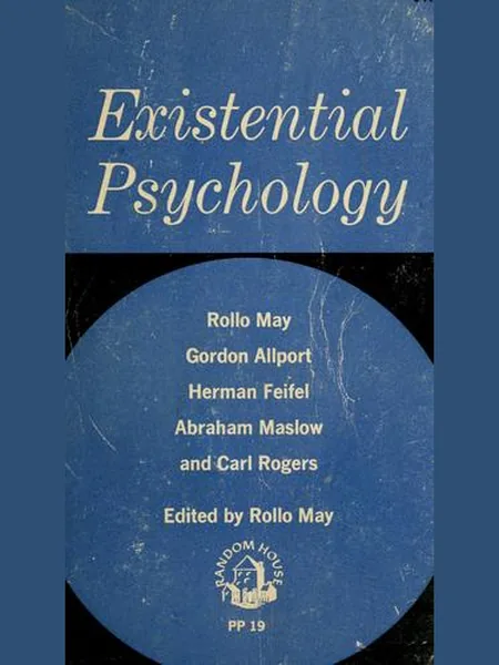 Existential Psychology first edition cover, Random House 1961