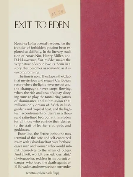 Exit to Eden cover