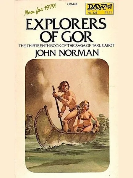 Explorers of Gor first edition cover, DAW Books 1979