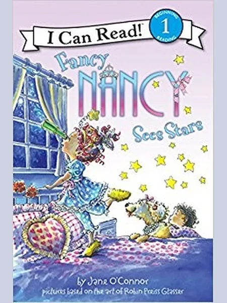 Fancy Nancy Sees Stars, cover of another edition (the Brand: Turtleback 2008 cover is not yet photographed)