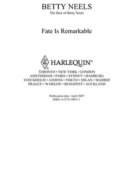 Fate Is Remarkable cover