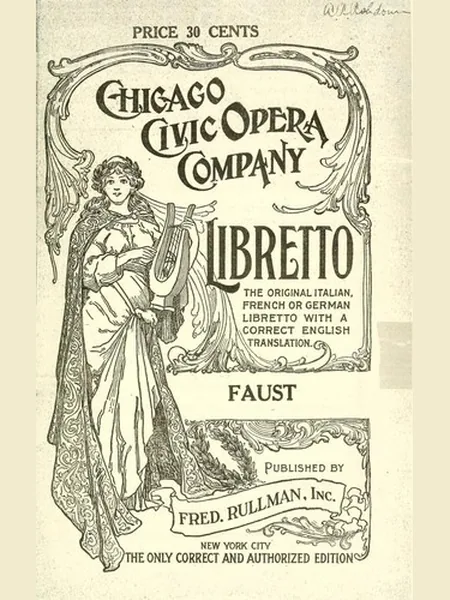 Faust cover, Chappell 1860