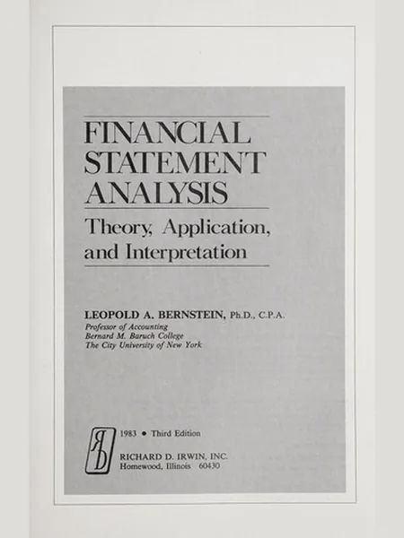 Financial Statement Analysis cover