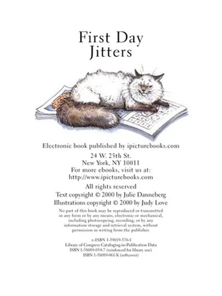First Day Jitters cover