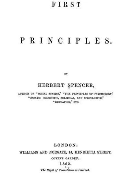 First Principles cover