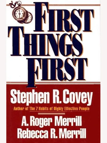 First Things First cover