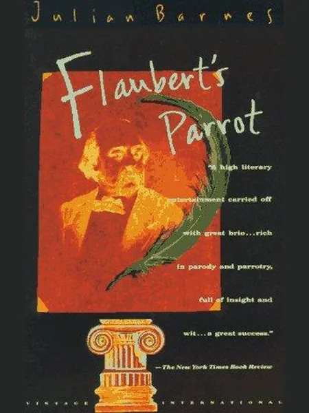 Flaubert's Parrot first edition cover, Jonathan Cape 1984