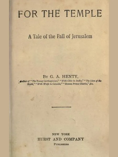 For the Temple cover