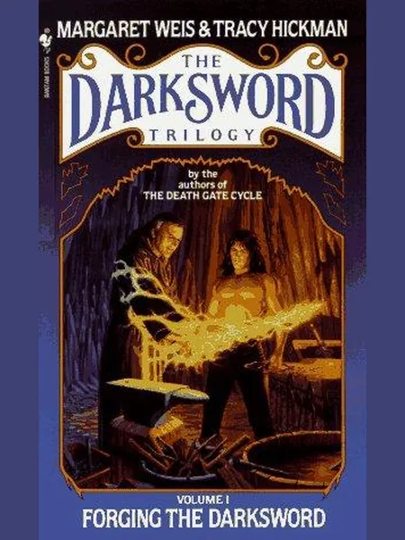 Forging the Darksword first edition cover, Bantam Books 1987