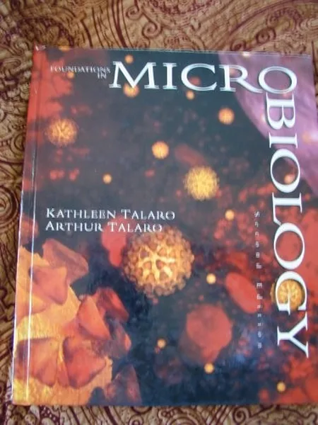 Foundations in Microbiology, cover of another edition (the W.C. Brown 1996 cover is not yet photographed)