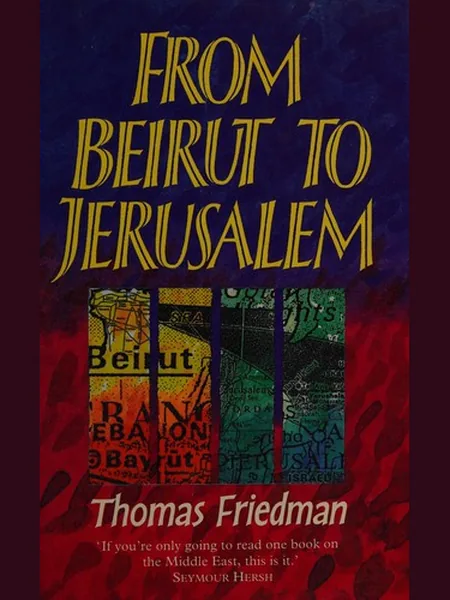 From Beirut to Jerusalem cover, Collins 1990