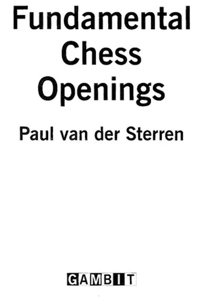 Fundamental Chess Openings cover