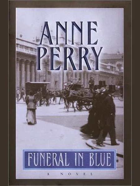 Funeral in Blue, cover of another edition (the Thorndike Press 2002 cover is not yet photographed)