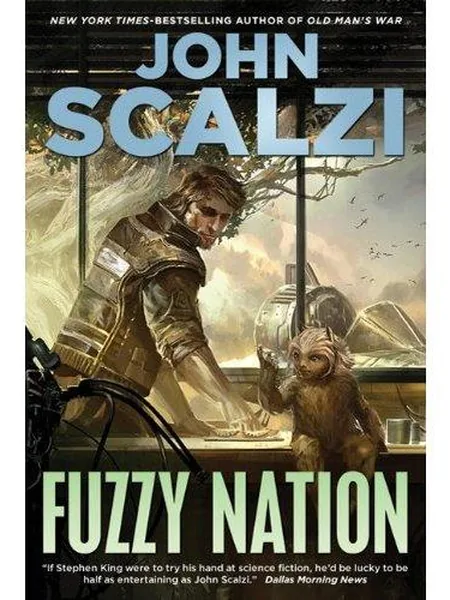 Fuzzy Nation, cover of another edition (the Pan Macmillan 2022 cover is not yet photographed)
