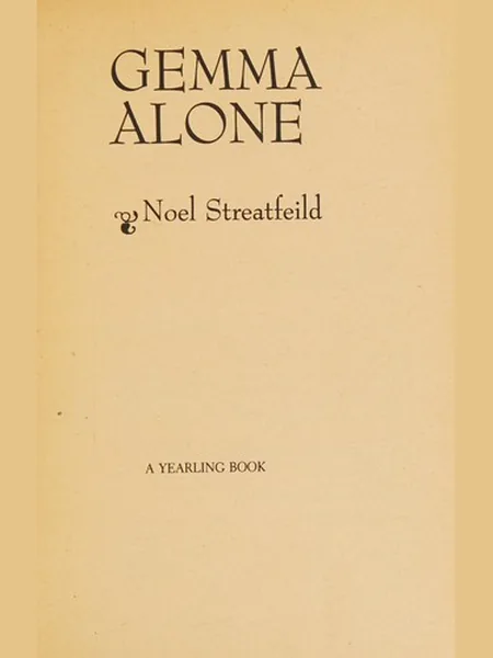 Gemma Alone, cover of another edition (the Lions 1973 cover is not yet photographed)