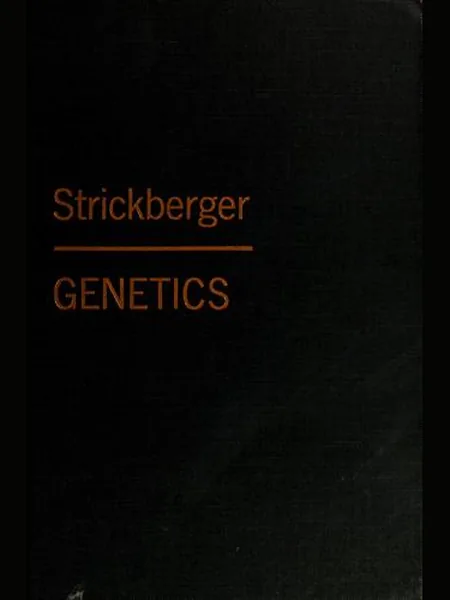 Genetics first edition cover, Macmillan 1968