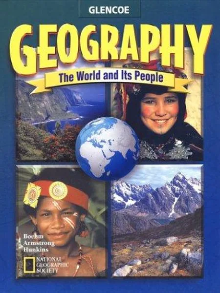 Geography, cover of another edition (the Glencoe/McGraw-Hill 1998 cover is not yet photographed)