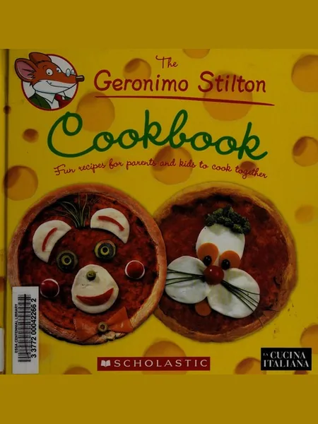 Geronimo Stilton's Cookbook cover, Scholastic 2005