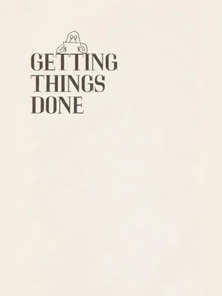 Getting Things Done cover, Futura 1985