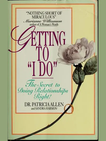 Getting to "i Do", cover of another edition (the Morrow 1994 cover is not yet photographed)